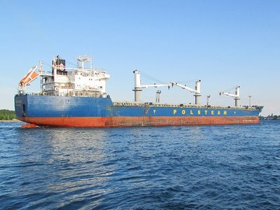 She sounded an impressive salute at the Bluewater Bridges.  Also had to sound her 5-blast warning before she got there!  Her destination is given as Toledo.