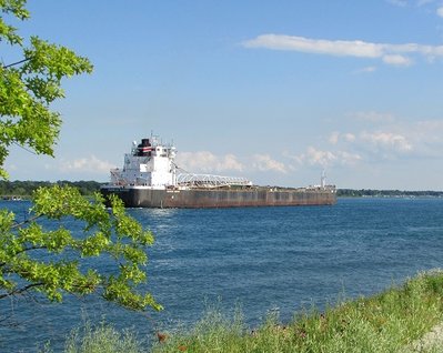 American Mariner down-bound to Buffalo.