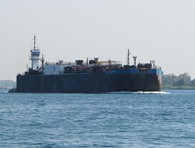 Fuel tug/barge Genesis Victory's destination was Toledo.