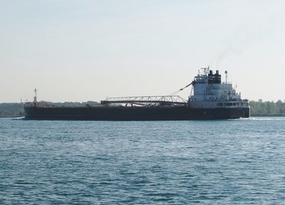 Buffalo was making good speed, in ballast to Port Dolomite.