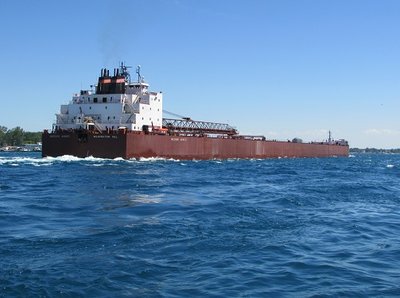 Only a few hours after American Integrity, Mesabi Miner entered the river with coal for the St. Clair Power Plant.