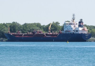 Algoscotia at the Corunna Dock earlier this week.