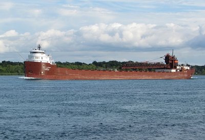2016-08-16j KEB.jpg (102.29 KiB) Viewed 2036 times After unloading taconite at the AK Rouge plant, Kaye E Barker, in ballast, was headed to Meldrum Bay.