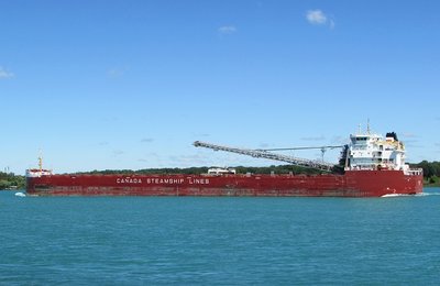 Baie Comeau in ballast, up-bound to Superior.