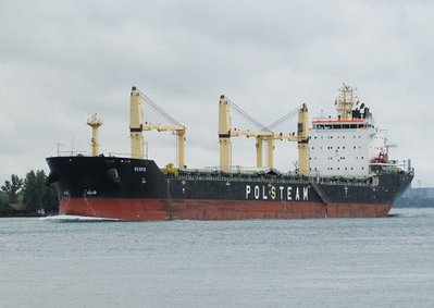 The saltie Resko (Bahamas) headed to Duluth.