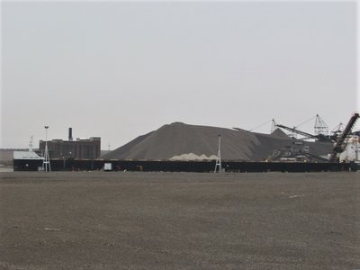 View from the public access road