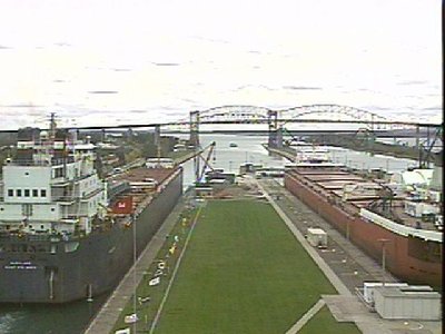algolake and Roger Blough both going up at the soo.