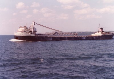 West bound in the Straits.
