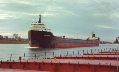 Lake Manitoba upbound in the St. Clair River.