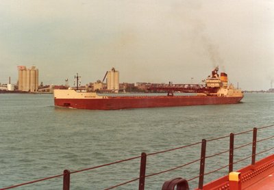 Wolverine downbound in the Detroit River.