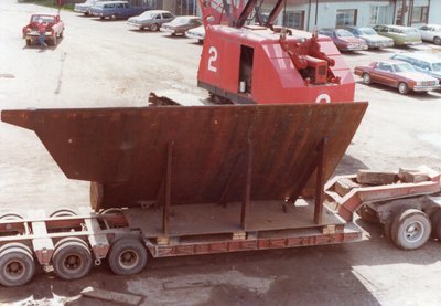 Rudder off the Clarke.