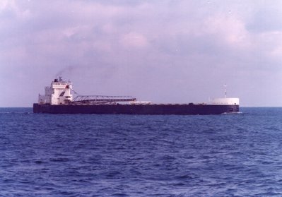 M/V Charles E. Wilson downbound above the cut buoys.