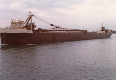 Str. Joseph S. Young upbound near Marine City.