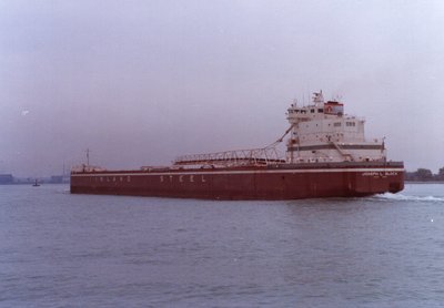 Joe Block upbound Detroit River near Wyandotte.