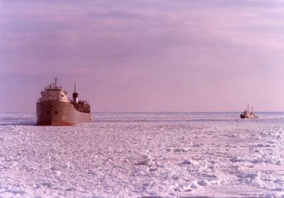 Munson and USCG Acacia northern Lake Michigan.