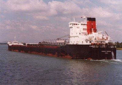 Downbound Detroit River.