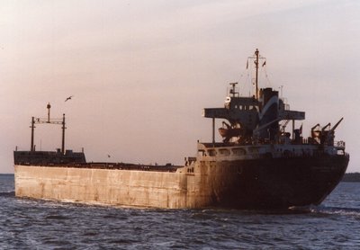 Steelcliffe Hall upbound St. Mary's River.