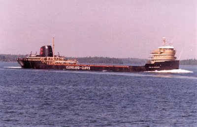 Making her haul for the Straits and then Lake Michigan.