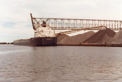 Unloading at Cutler-Magner, Superior. Now Graymont.