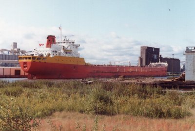 At a lay-by berth in Duluth waiting on a grain elevator.