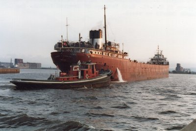 Inbound Duluth with "G" tugs Vermont and North Dakota.