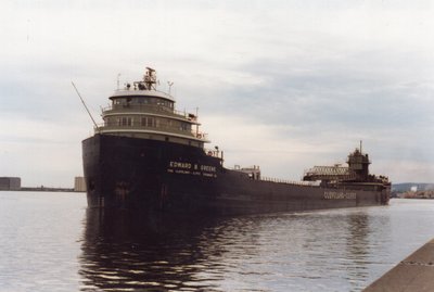 Outbound from Oretran coal dock.