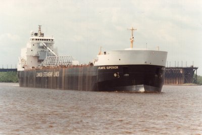 Outbound BN#5, Superior. Heading for Algoma Steel, Soo, Ontario.