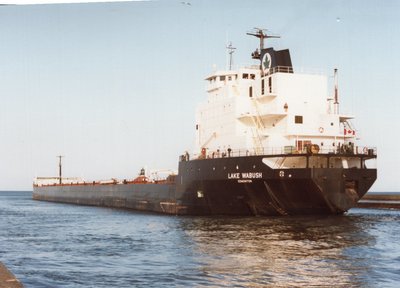Outbound Duluth from Great Northern Elevator "S", Superior.