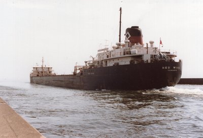 Outbound Duluth from Globe Elevator, Superior.