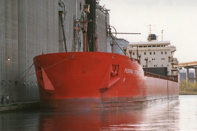 Federal Ottawa loading at Harvest States #2, Superior.