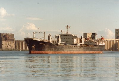 Outbound Duluth from Continental Grain, Superior.