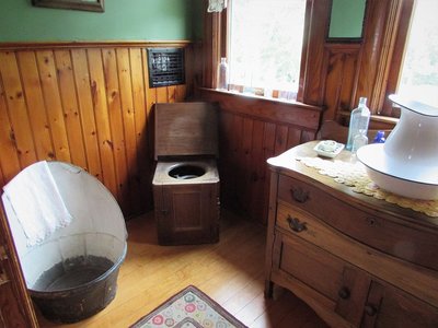 No large, open, airy bathroom with Jacuzzi and other "essentials" for the lighthouse keeper &amp; family.