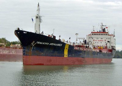 Tanker MV. 'Thalassa Desgagnes' Light on the Welland Canal - A Bow View -Sunday, September 12, 2010..jpg (73.19 KiB) Viewed 1014 times Tanker MV. 'Thalassa Desgagnes' Light on the Welland Canal - A Bow View -Sunday, September 12, 2010..jpg