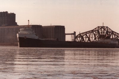 V.W. Scully shifting from ADM/Great Northern "S" elevator, Superior to Capitol #6 elevator, Duluth.