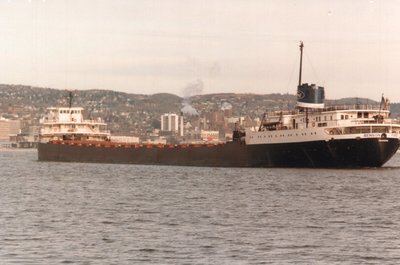 Outbound from Missabe ore docks.