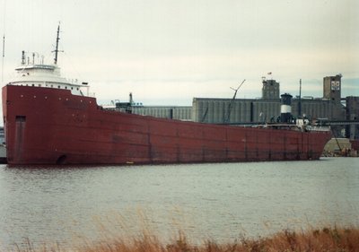 Leon Fraser at Fraser Shipyards awaiting her conversion to the Alpena.