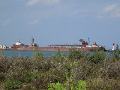 Herbert C. Jackson at the LaFarge Stoneport facility.