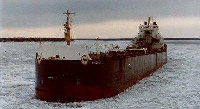 C M White assisting the Algolake stuck in the ice St Mary's River
