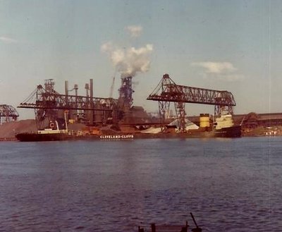 Docked and preparing to unload at McLouth Steel - Trenton MI