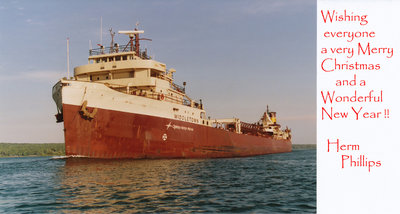 Upbound in the St Marys River on August 10, 2005.