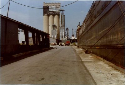 I believe its the Canadian Hunter behind the White at Continental Grain