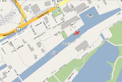 toronto port.jpg (77.02 KiB) Viewed 3577 times Just a map to show where I am talking about. Look for my photoshopped freestyle red X to see the spot where the ship was. I figured it would be easier to see than regular text.
