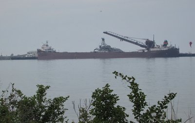 After discharging taconite at AK-Rouge, Lee A headed to Stoneport, where I caught up with her on my trip home.