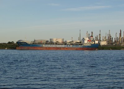 Tanker Fairchem Colt at a Sarnia area fuel dock.