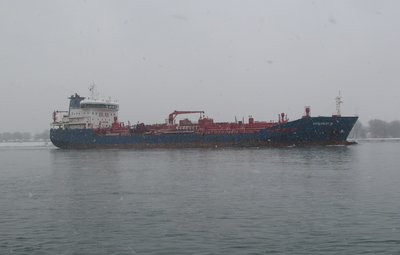 Tanker Kitikmeot W (Sept. Isles) moving down-bound at Marysville.