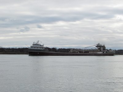 Seeing this ship in daylight hours on the St. Clair River was a dream come true for many Boatnerds and those who heard a salute went home feeling mighty good!