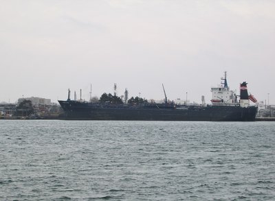 Tanker Algoma Hansa at the north Sarnia fuel dock.