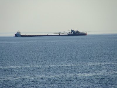 S/S Phillip R. Clark up-Bound on Lake Superior.