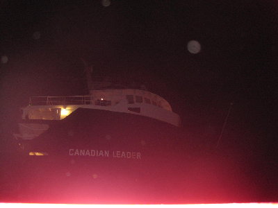Last trip up the locks, November 6, 2010: taken just before lock #1