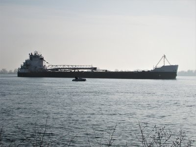 American Courage (Cleveland) with an "escort".